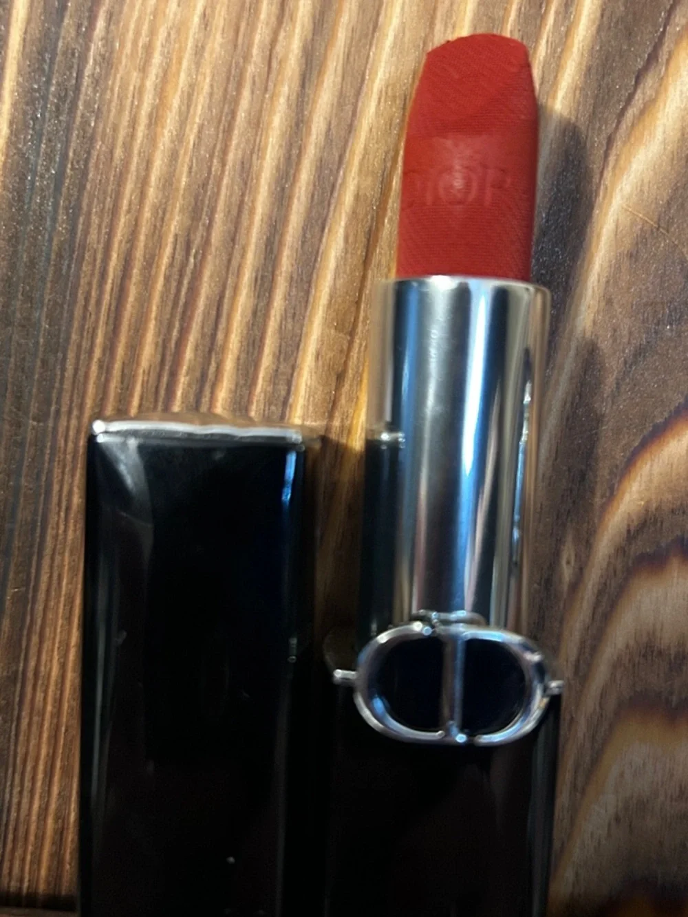 Dior Red Lipstick Full Size with Nude Lip Maximizer Gloss (travel)